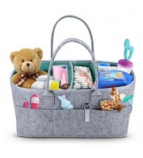 Baby Diaper Caddy Organizer Portable Storage Basket Essential Bag for Nursery